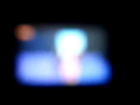 Komisch da ist so ein Flackern im Fernsehen