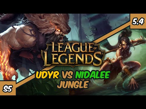 LoL: Udyr vs Nidalee Jungle Season 5 - TO MANY ACES w/JB (Patch 5.4)