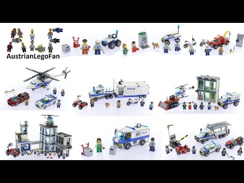 All Lego City Police Sets 2017 - Lego Speed Build Review