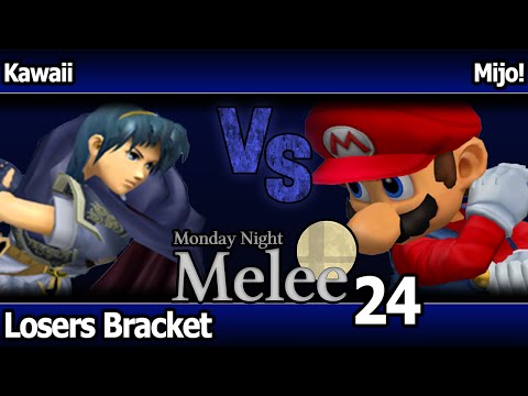 MNM 24 Melee - Kawaii (Marth) vs Mijo! (Mario) - Losers Bracket