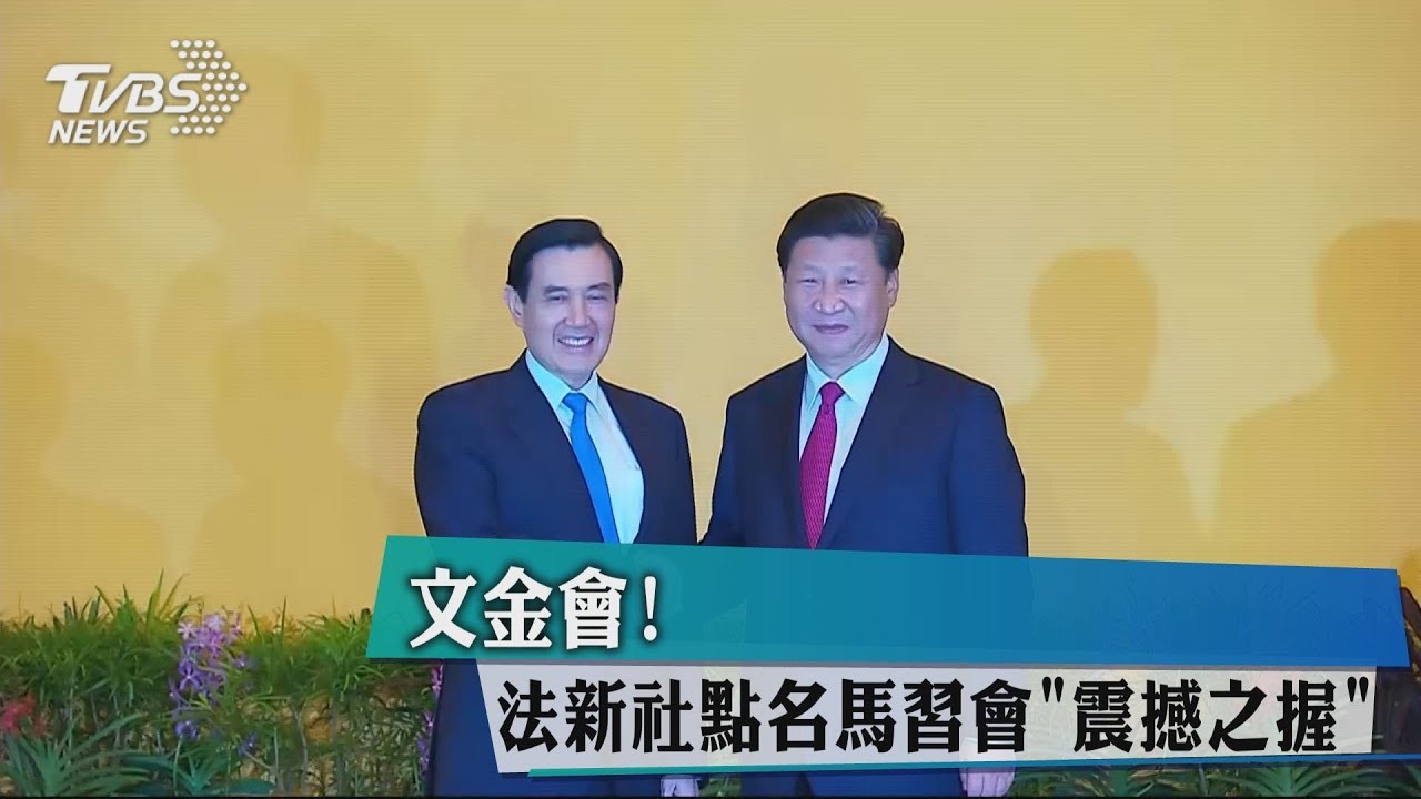文金會! 法新社點名馬習會「震撼之握」