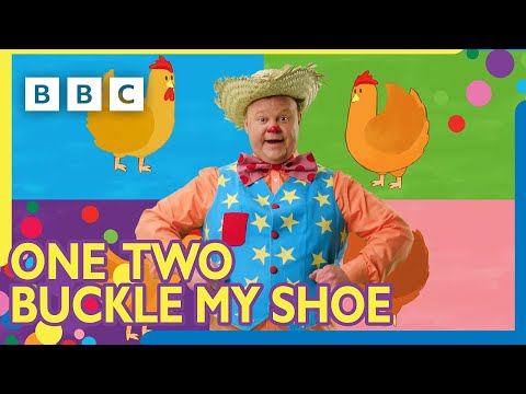 One Two Buckle My Shoe Nursery Rhyme! 👞 | Mr Tumble and Friends