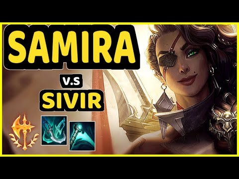 HYBRID (SAMIRA) vs SIVIR - QUADRAKILL BOTTOM ADC GAMEPLAY - KR Ranked GRANDMASTER