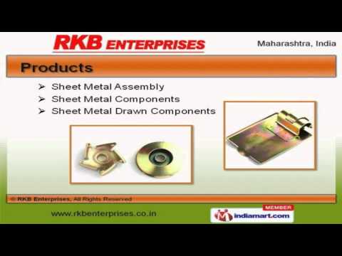 Metal sheet pressed components