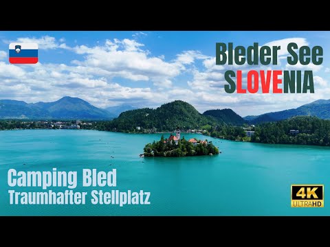 Bleder See | Stellplatz direkt am Wasser | Camping Bled | Traumhaft | ​⁠4K 60fps  | ​⁠@DJI