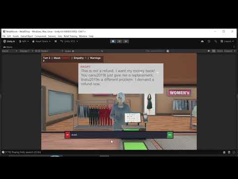 RetailRoom AI training simulation screenshot