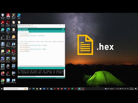 Generate HEX File for Program in Arduino IDE