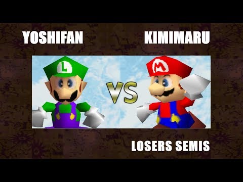 COVID19 SF3 Losers Semis - YoshiFan (Luigi) Vs. Kimimaru (Mario) Super Smash Bros - SSB64