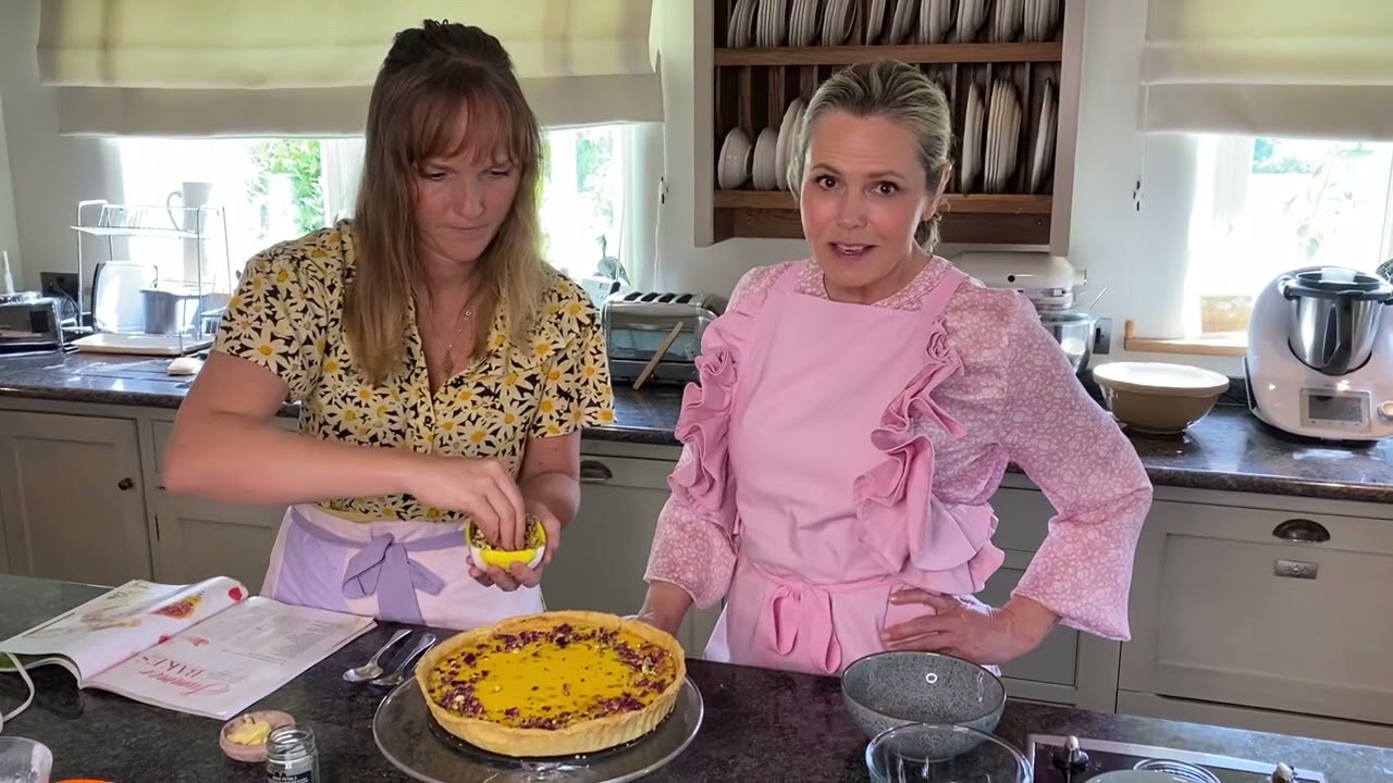 Passion fruit tart recipe with rose and pistachio | Liz Earle Wellbeing