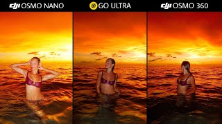 DJI OSMO NANO VS INSTA360 GO ULTRA VS DJI OSMO 360 | Camera Test 