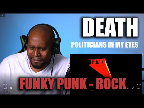 Awesome First Time Reaction To (Punk Rock Band) Death - Politicians In My Eyes
