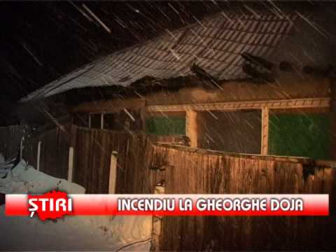 Incendiu la Gheorghe Doja  - www.1tvbacau.ro (26.01.2014)