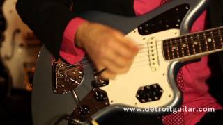 Video thumbnail for TEST DRIVE: Eugene Strobe tests the Fender American Vintage '65 Jaguar by Detroit Guitar