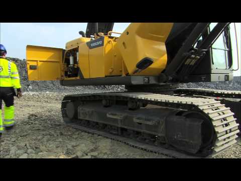 Volvo EC170D crawler excavator: supreme serviceability
