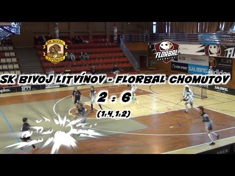 Liga starších žáků 5.kolo - SK Bivoj Litvínov - Florbal Chomutov A  2:6