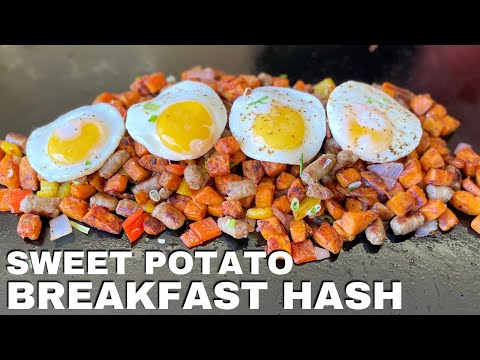 Sweet Potato Breakfast Hash Easy Fall Griddle Breakfast!