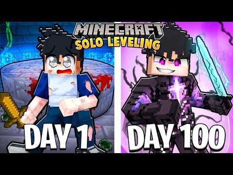 Unbelievable: Surviving 100 Days in Solo Leveling Minecraft!