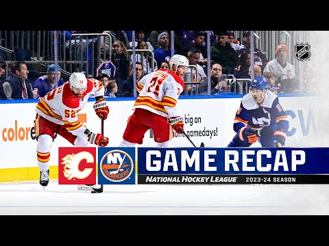 Flames @ Islanders 2/10 | NHL Highlights 2024