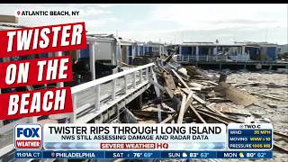 Scenes From The Sand: Rare Tornado Rips Through Long Island Beach Community