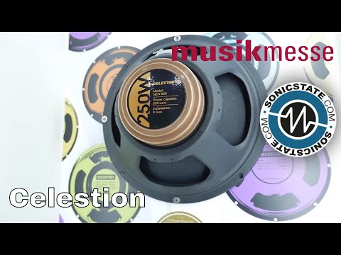 MESSE 2018: Celestion New Guitar Cab Speaker, plus New Horns