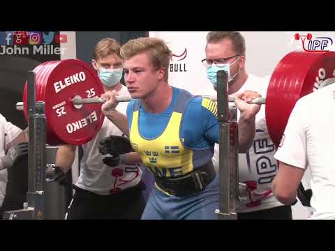 Emil Norling - 2nd Place 905kg Total - 105kg Class 2021 IPF World Open Classic