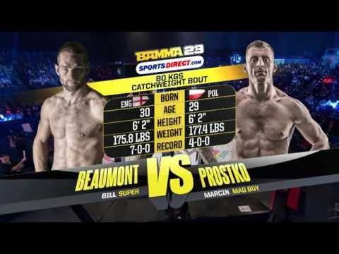 Bill Beaumont vs Marcin Prostko full fight