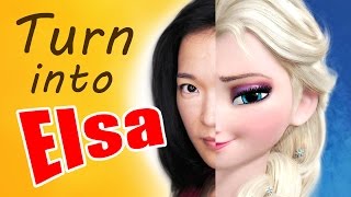 Watch Me Turn Into Elsa from Disney Frozen -Digital Cosplay Fun