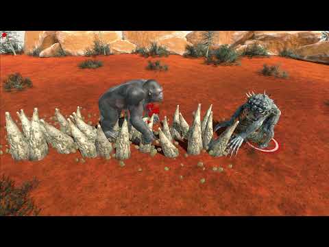 GORO VS SCOURGE (ANİMAL REVOLT BATTLE SIMULATOR)