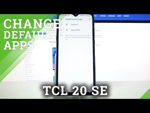 How to Manage Default Apps List on TCL 20 SE – Apps Settings