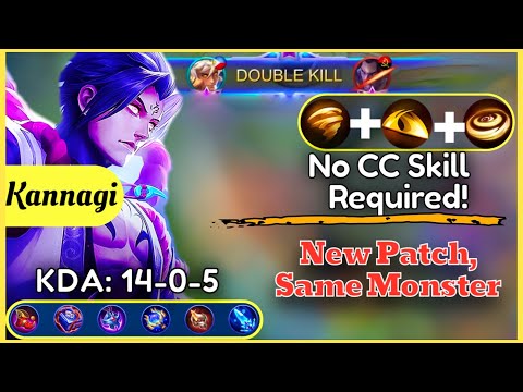 NO DEATH! NEW SEASON, SAME ORANGE JUTSU BUILD! VALE NO CC SKILL NECESSARY! | KANNAGI | MLBB s21
