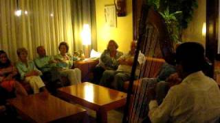Celso y su arpa en Hotel Osiris Ibiza - Mayo 2009