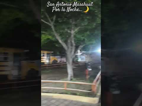 San Antonio Masahuat | Por la Noche .... 🌜☁️🪐 #elsalvador #pueblos #sanantoniomasahuat