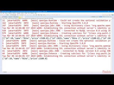 Jakarta EE 8 Recipes Applying JSONB and JSONP Operations | packtpub com