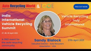 Sandy Blalock, Automotive Recyclers Association | US Vehicle Recycling