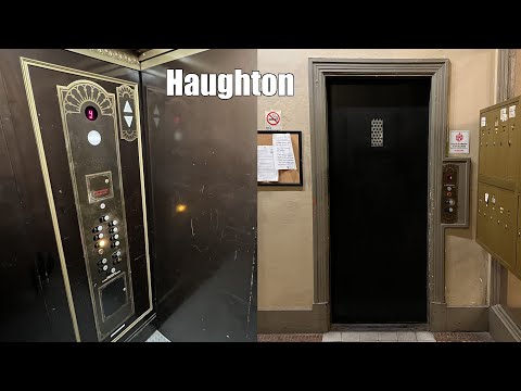 Neat Buttons! Haughton Traction Elevator in an Apartment Building in St. Louis