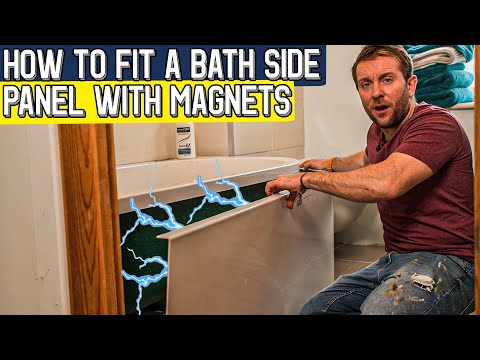 How to fit a bath side panel in 6 steps with MAGNETS | DIY Plumbing Advice
