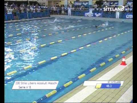 Serie 8 dei 200 Stile Libero  Assoluti Maschi Agonisti -  Meeting di Halloween 8  Trofeo citta' di