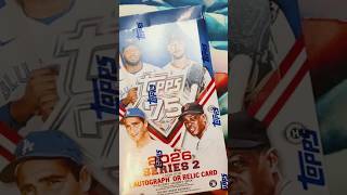 Topps Series 2 2026 75th anniversary Hobby Box. Just the hit. #sportscards #topps #baseballcards