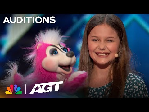 12-year-old ventriloquist Brynn Cummings follows in Darci Lynne's footsteps | Auditions | AGT 2023