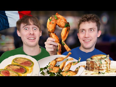 Two Brits try Michelin star Frogs Legs!