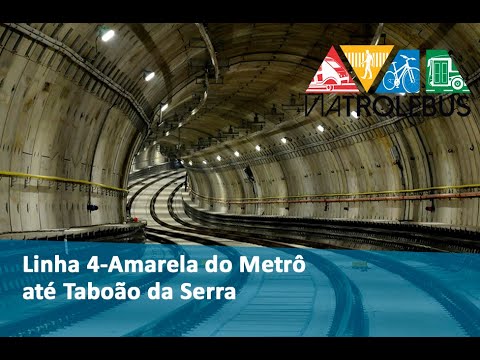 Linha 4-Amarela do Metrô até Taboão da Serra bancada pela ViaQuatro