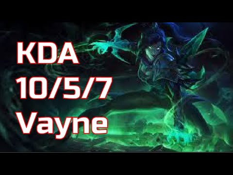 LOL Vayne Vs Varus  -  Bot  Lane  NA Challenger V10.10