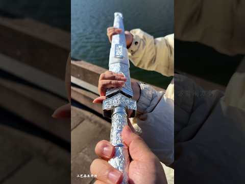 #Longquan Sword # Chinese Cold Weapon # Han Sword # Wuxia Dream # Hand crafted Unfinished Blade