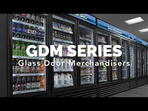 True GDM-23-HC-TSL01 Refrigerated Merchandiser, one section, glass hinged door with LED lights, Hyrdrocarbon refrigerant