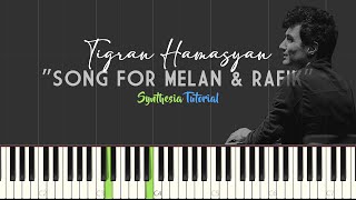 'Song for melan and Rafik' - Tigran Hamasyan 🎶 | Piano Tutorial with Synthesia