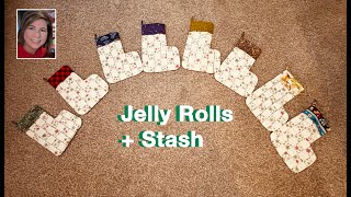 🎄Family Holiday Stockings🎄 from 2.5" strips (jelly rolls) and Stash! 🧦 Merry Christmas 🎁