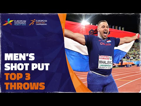Men's Shot Put | Top 3 throws | Munich 2022