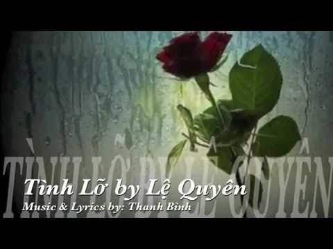 Tình Lỡ onscreen lyrics by Lệ Quyên   YouTube