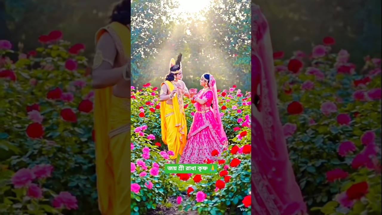 কৃষ্ণের বাঁশি 🎉🎉🎺❤️💚🦚💐 #song #love #trending #viralvideo #radheshyam 🌿💐