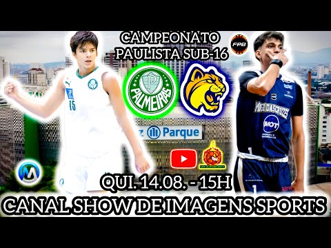 #AOVIVO - CAMPEONATO PAULISTA U16 PALMEIRAS (83) X (70) MOGI BASQUETE - 14.08.25